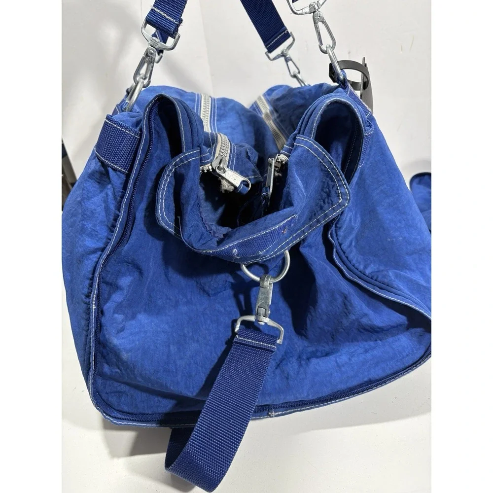 PEPSI COLA Blue X-LARGE Nylon Two-In-One Duffle Bag 1990's W/ Detachable Side